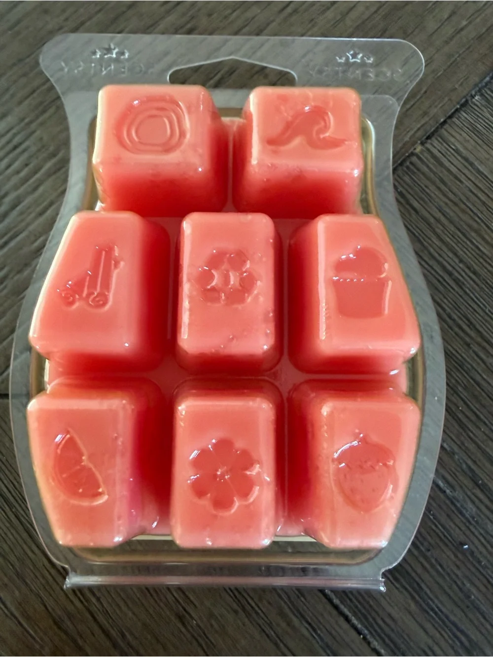 Scentsy Pink Sugarberry Mint Wax Bar Scent of the Month Retired